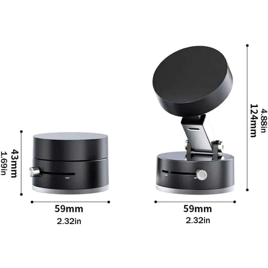 360° Foldable Magnetic Car Phone Mount – Ultra Strong Vacuum Grip